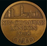 Stamp of Olympics » 1948 London 1948 London participation medal, 50mm, bronze