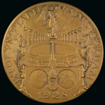 Stamp of Olympics » 1928 Amsterdam » Memorabilia 1928 Amsterdam participation medal, 55mm, bronze, very