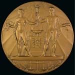 Stamp of Olympics » 1928 Amsterdam » Memorabilia 1928 Amsterdam participation medal, 55mm, bronze, very