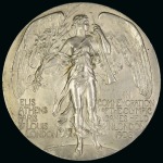 Stamp of Olympics » 1908 London 1908 London participation medal, 50mm, pewter, fine
