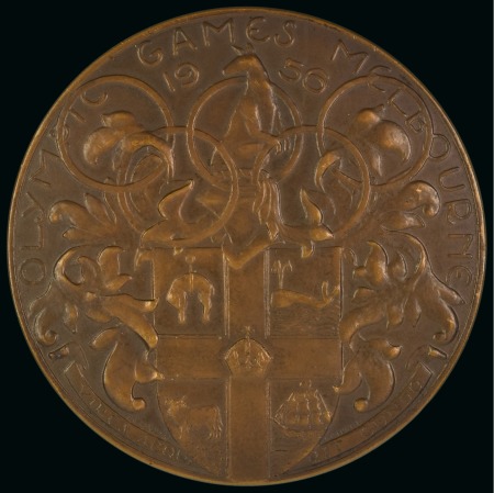 Stamp of Olympics » 1956 Melbourne 1956 Melbourne participation medal, 64mm, very fine