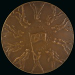 Stamp of Olympics » 1956 Melbourne 1956 Melbourne participation medal, 64mm, very fine