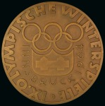 Stamp of Olympics » 1964 Innsbruck 1964 Innsbruck participation medal plus official pin badge