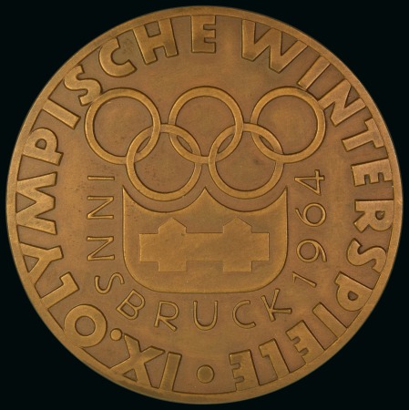 Stamp of Olympics » 1964 Innsbruck 1964 Innsbruck participation medal plus official pin badge