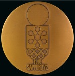 Stamp of Olympics » 1972 Sapporo 1972 Sapporo participation medal, 60mm