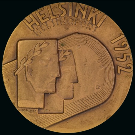 Stamp of Olympics » 1952 Helsinki 1952 Helsinki participation medal, 53mm