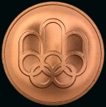 Stamp of Olympics » 1976 Montreal 1976 Montreal participation medal, 44mm, fine, plus official medallion in original box
