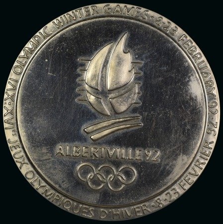 Stamp of Olympics » 1992 Albertville 1992 Albertville participation medal plus  "Host City" commemorative medal