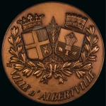 Stamp of Olympics » 1992 Albertville 1992 Albertville participation medal plus  "Host City" commemorative medal