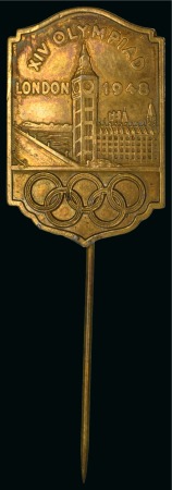 Stamp of Olympics » 1948 London 1948 London official stick pin