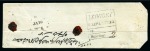 Stamp of Persia » Postal History 1856 Ship Letter cover with original enclosure from Bushire to Bombay