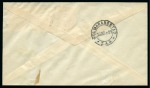 Stamp of South Africa » Vrybrug 1899 (Oct 21) Envelope SENT ON THE FIRST DAY OF BOER OCCUPATION, franked with COGH 1893-1902 1/2d and two 1d tied by Vryburg cds
