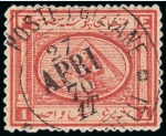 Stamp of Egypt » Egyptian Post Offices Abroad » Consular Offices » Dardanelli 1867 Second Issue: A fine array of values from 10pa to 2pi all showing DANDANELLI cancels