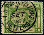 Stamp of Egypt » Egyptian Post Offices Abroad » Consular Offices » Metelino (Greece) 1867 Second Issue & Third Issue: A fine array of fifteen