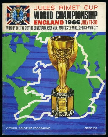 Stamp of Thematics » Sport and Games » Football 1966 World Cup official souvenir programme, very fine