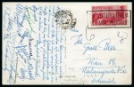 Stamp of Thematics » Sport and Games » Football 1946 Postcard with the signature of Ernst Happel and other famous players of the Austrian "Wunderteam"