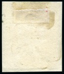 Stamp of Great Britain » 1840 1d Black and 1d Red plates 1a to 11 1840 1d Black pl.1b TJ with close to large margins tied to small piece by a crisp BROWN MC
