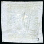 Stamp of Mauritius » 1859 Lapirot Issue » Intermediate Impressions (SG 38) 1859 Lapirot 2d blue, intermediate impression, used with clear oval bars cancel, position 3