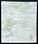 Stamp of Mauritius » 1859 Lapirot Issue » Intermediate Impressions (SG 38) 1859 Lapirot 2d blue, intermediate impression, used with clear crisp target cancel, position 9