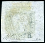 Stamp of Mauritius » 1859 Lapirot Issue » Early Impressions (SG 36-37) 1859 Lapirot 2d blue, early impression, used with clear sharp oval bar cancel, position 6