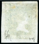 Stamp of Mauritius » 1859 Sherwin Issue (SG 40) 1859 Sherwin 2d deep blue unused with large to huge margins, position 4