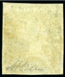 Stamp of Mauritius » 1848-59 Post Paid Issue » Early Impressions (SG 6-9) 1848-59 Post Paid 2d blue, early impression, position 8, UNUSED with large part original gum
