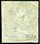 Stamp of Mauritius » 1848-59 Post Paid Issue » Intermediate Impressions (SG 10-15) 1848-59 Post Paid 2d blue, intermediate impression, position 4, used with "B53" barred oval