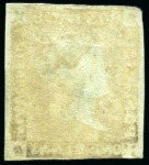 Stamp of Mauritius » 1848-59 Post Paid Issue » Early Impressions (SG 6-9) 1848-59 Post Paid 1d orange-vermilion, early impression, position 11, very close to good