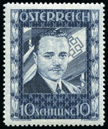 Stamp of Large Lots and Collections 1901-53 Mostly mint collection on album leaves, including 1933 WIPA normal and granite paper, 1936 10s Dollfuss (2)