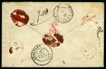 Stamp of France » Alsace-Lorraine 1871, Lettre recommandée du 17 mai Strasbourg gare