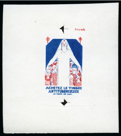 Stamp of Large Lots and Collections » Cinderellas, Poster Stamps, Vignettes 1900s-80s, TUBERCULOSIS thematic collection of many 1'000s of vignettes/cinderellas