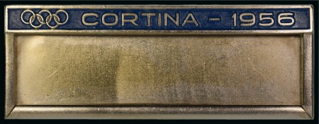 Stamp of Olympics » 1956 Cortina d'Ampezzo 1956 Cortina athlete's name badge