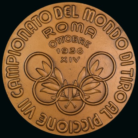 Stamp of Olympics » 1936-1940 Intervening Championships 1936 World Shooting Championships medal, with original box