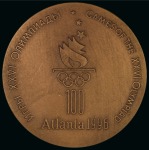 Stamp of Olympics » 1996 Atlanta 1996 Atlanta Russian Olympic Committee medal in original presentation case