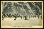 Stamp of Olympics » 1924 Chamonix TENTH AND FINAL DAY OF THE GAMES: 1924 (Feb 4) Picture postcard of an ice hockey match with "SPORTS d'HIVER / CHAMONIX - MONT-BLANC / JANVIER 1924" special roller cancel 