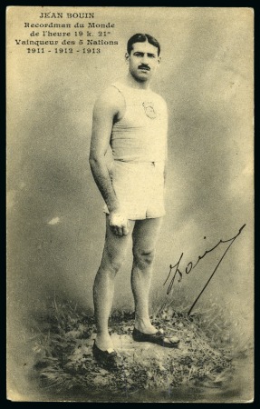 Stamp of Olympics » Autographs AUTOGRAPHS: 1910s-80s, Collection of 80+ items with Olympic signatures on postcards, photos and covers in an album