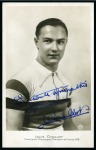Stamp of Olympics » Autographs AUTOGRAPHS: 1910s-80s, Collection of 80+ items with Olympic signatures on postcards, photos and covers in an album