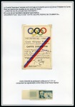 Stamp of Olympics » Collections & Miscellaneous Lots 1896-1992, Collection of Coubertin and balance accumulation of an Olympic collection