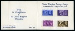 Stamp of Olympics » 1948 London 1948 Olympics set on Harrison & Sons presentation card and also on International Telegraph and Telephone Conference presentation booklet