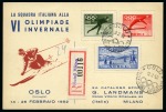 Stamp of Olympics » Collections & Miscellaneous Lots 1924-2006, WINTER OLYMPICS postcard and cover accumulation (some stamps and other paper items) in 3 containers