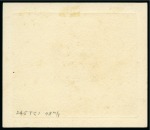 Stamp of Canada 1937-38 $1 'Chateau Ramezay' large colour trial die proof in BLUE on India paper on sunken card