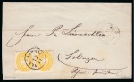 Stamp of Egypt » Austrian Post Offices » Alexandria 1864/65 (22.11) Folded wrapper to Solingen, Germany carried at the concessionary printed matter rate of 4 soldi