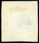 Stamp of Mauritius » 1859 Dardenne Issue (SG 41-44) 1859 Dardenne 2d. blue, position 5, unused with fine to very good margins, showing "feather" flaw below "TWO"