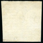 Stamp of Mauritius » 1859 Dardenne Issue (SG 41-44) 1859 Dardenne 2d. pale blue, position 58 showing "feather" flaw below "TWO", used with large to huge margins