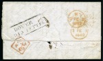 Stamp of Mauritius » Pre-Stamp & Stampless Postal History 1841 (Oct 23) Entire from Port Louis to England, endorsed "per Midora" and charged 8d, with double circle despatch