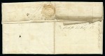 Stamp of Mauritius » Pre-Stamp & Stampless Postal History 1819 (Feb 29) Entire from Mauritius to the Cape of Good Hope with "PORT LOUIS / UNPAID" hs