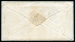 Stamp of Mauritius » Pre-Stamp & Stampless Postal History 1862 (Dec 22) Envelope with original letter from a missionary in MADAGASCAR, with red "Ship Letter" hs