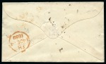 Stamp of Mauritius » Pre-Stamp & Stampless Postal History 1852-53 Pair of covers from Mauritius via the Cape to England with instructional handstamps