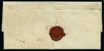 Stamp of Mauritius » Incoming Mail CAPE OF GOOD HOPE: 1849 (Dec 22) Entire from Paarl, Cape of Good Hope, sent to Mauritius, with "12" octagonal for Paarl 