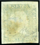 Stamp of Mauritius » 1848-59 Post Paid Issue » Early Impressions (SG 6-9) 1849-54 Post Paid, 2d. blue, position 8, used, ex Burrus